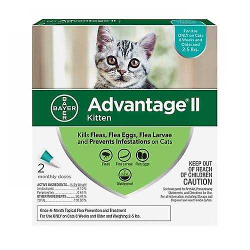 Advantage II Flea Treatment for Kittens Z474378