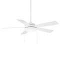Matte White Ceiling Fan with LED Lights H152