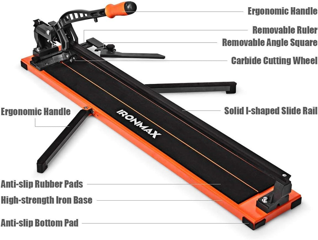 36-Inch Manual Tile Cutter with Tungsten Carbide Cutting Wheel Q967009