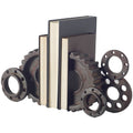 Black Matte Industrial Resin Bookend A571