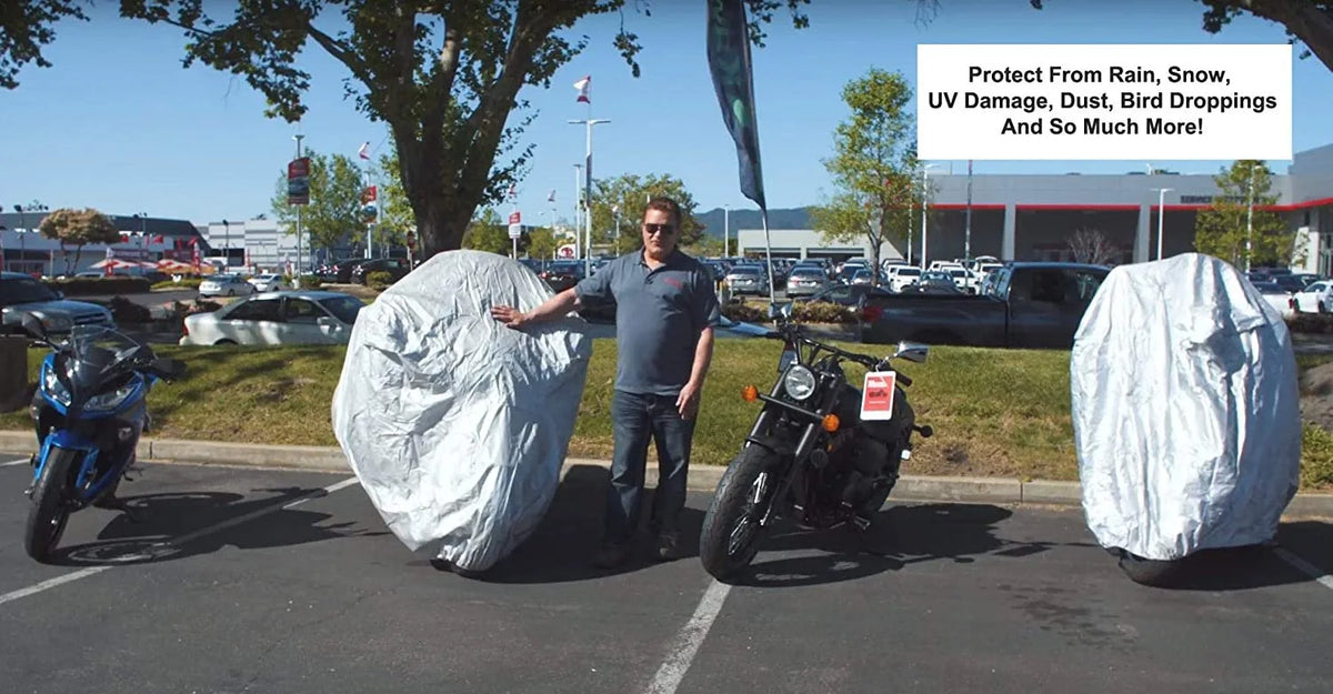 Scooter Cover with Reinforced Securing Straps and Storage Bag K272