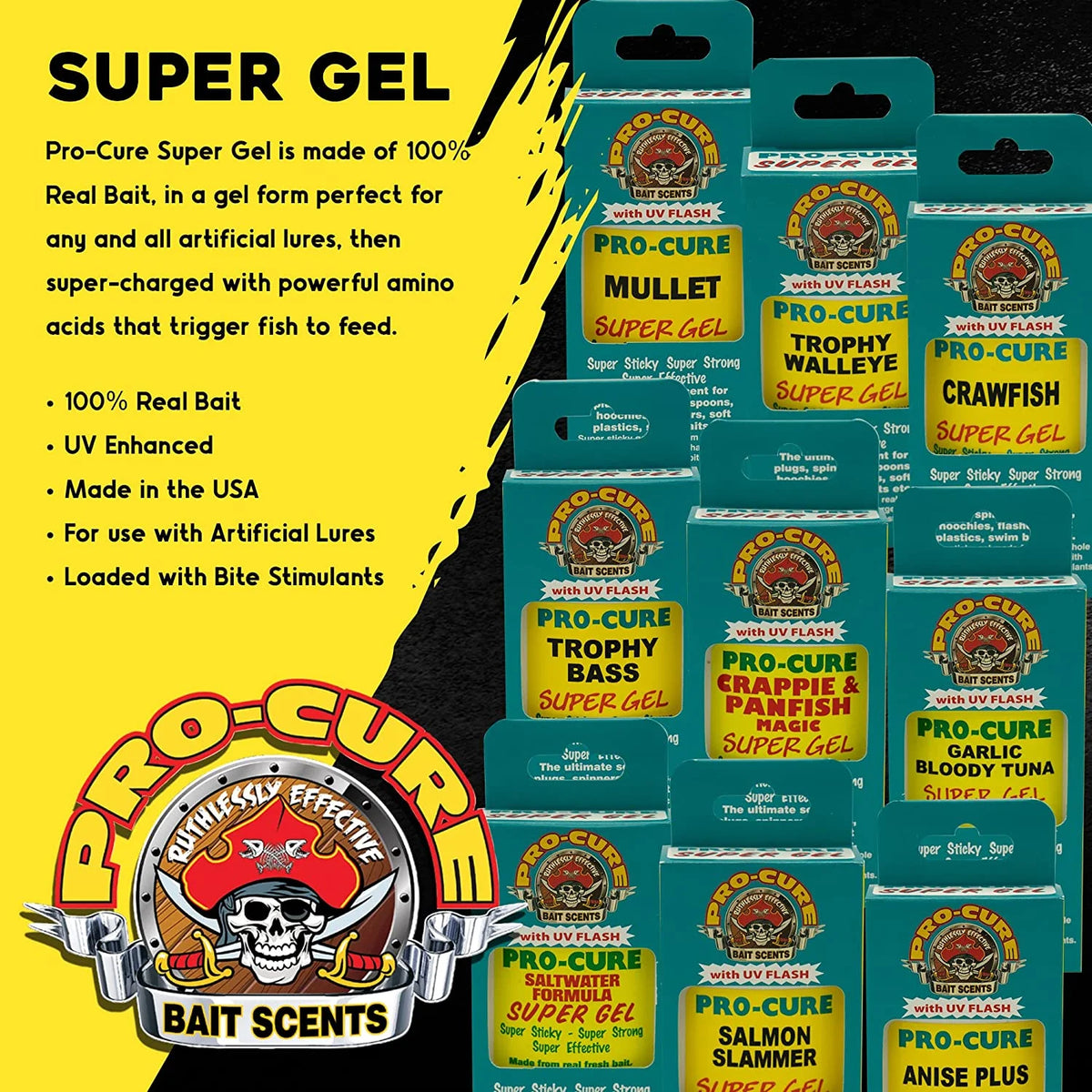 Mullet Super Gel, 8 Ounce J975