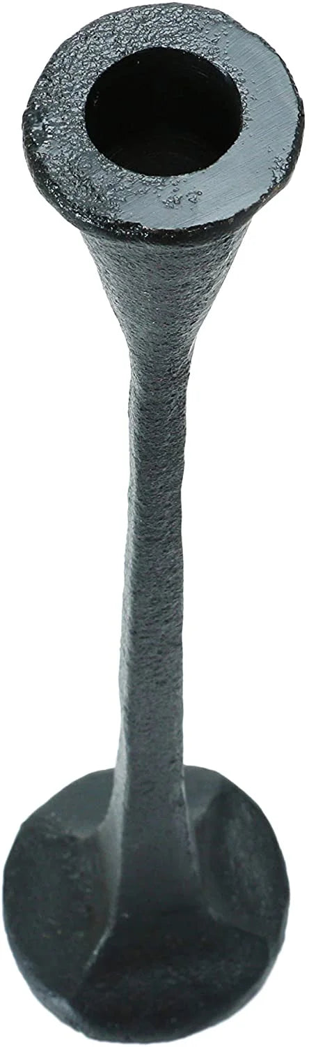 Black Cast Iron Taper Holder W6912