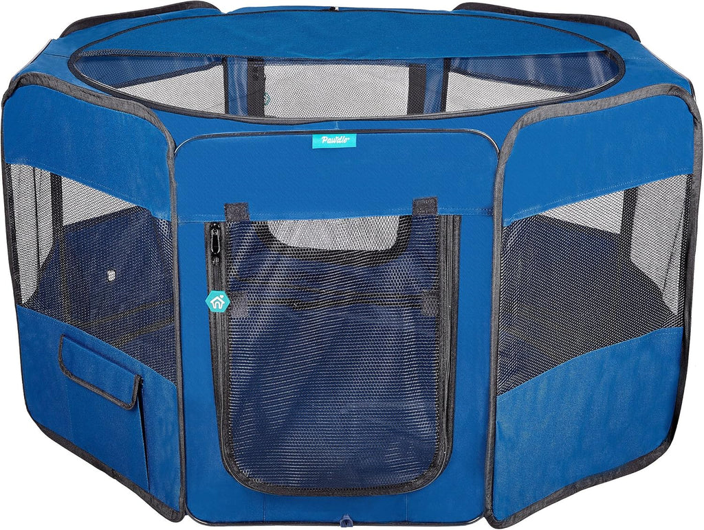 Foldable Travel Pet Playpen Kennel with Carrying Case R229
