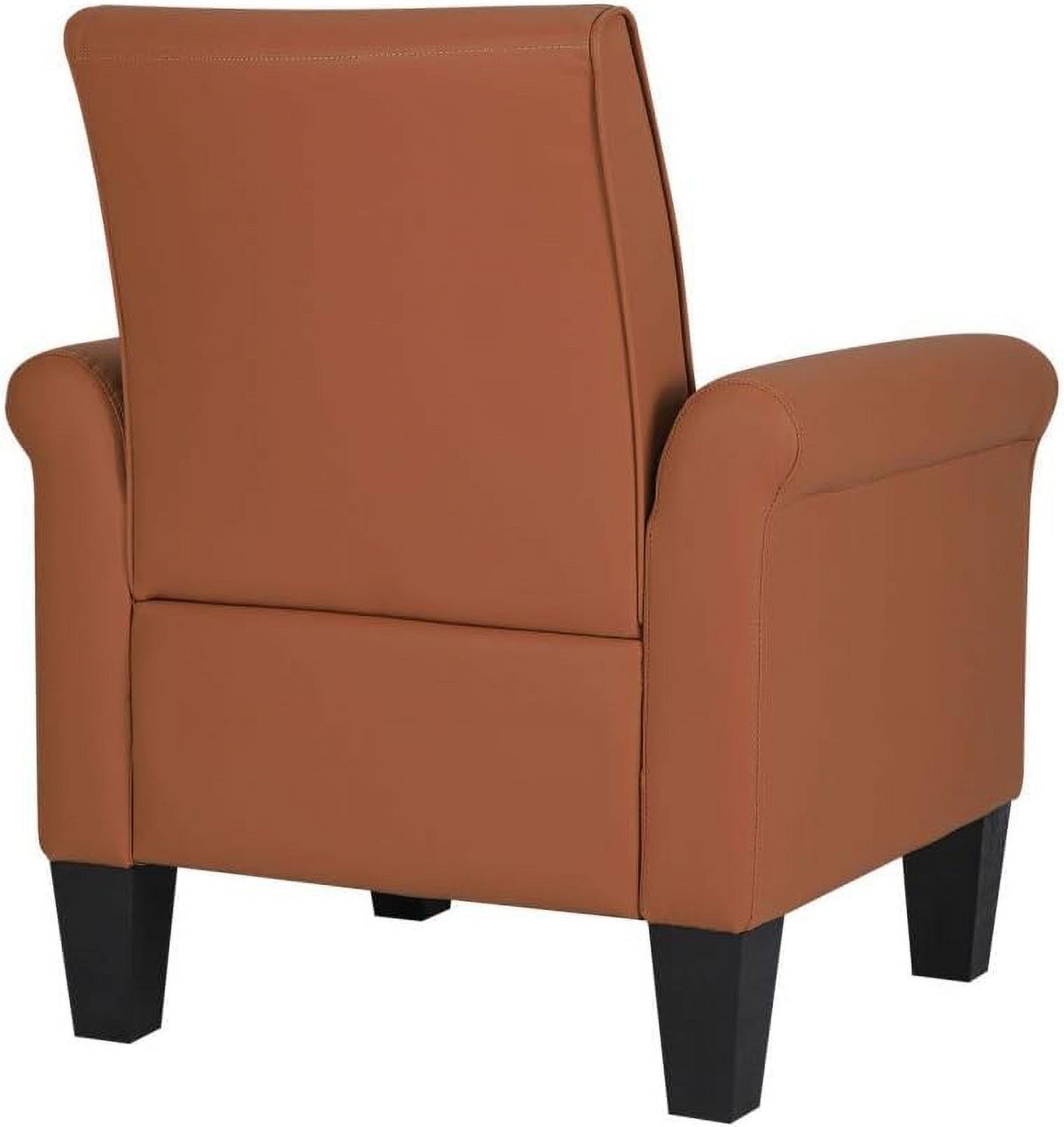 Espresso Faux Leather Accent Chair W261539