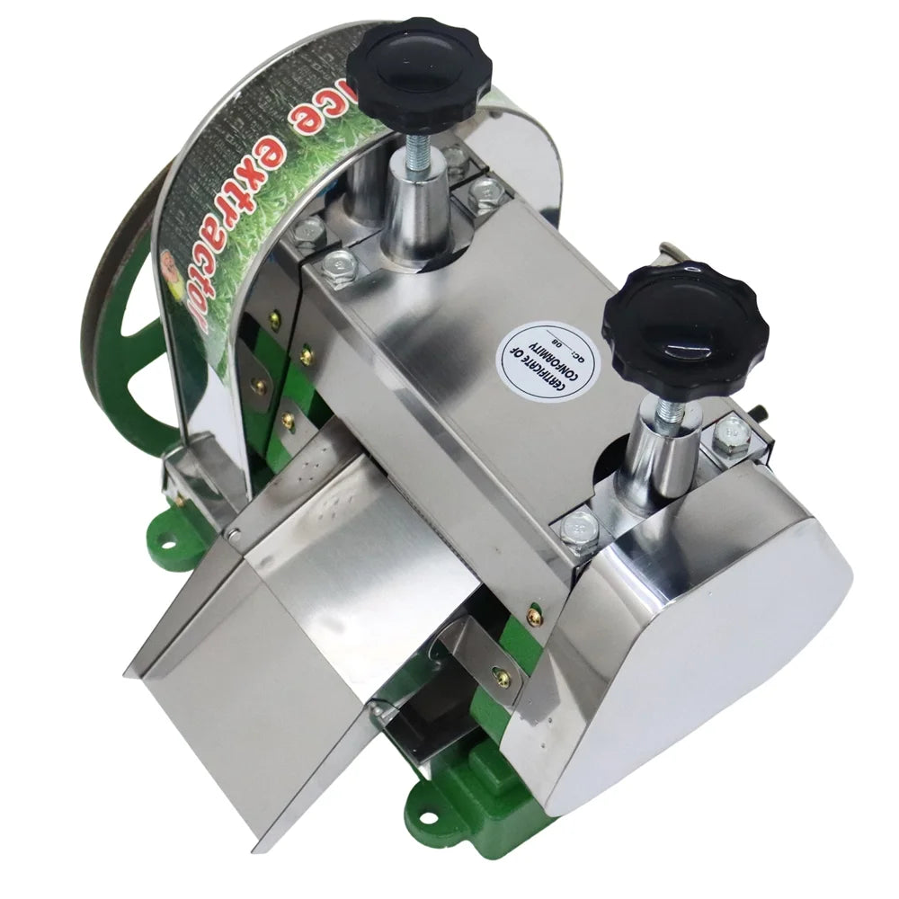Manual Sugarcane Juice Machine 3 Rollers Sugar Cane Juicer with Handwheel and Two Knives K5240