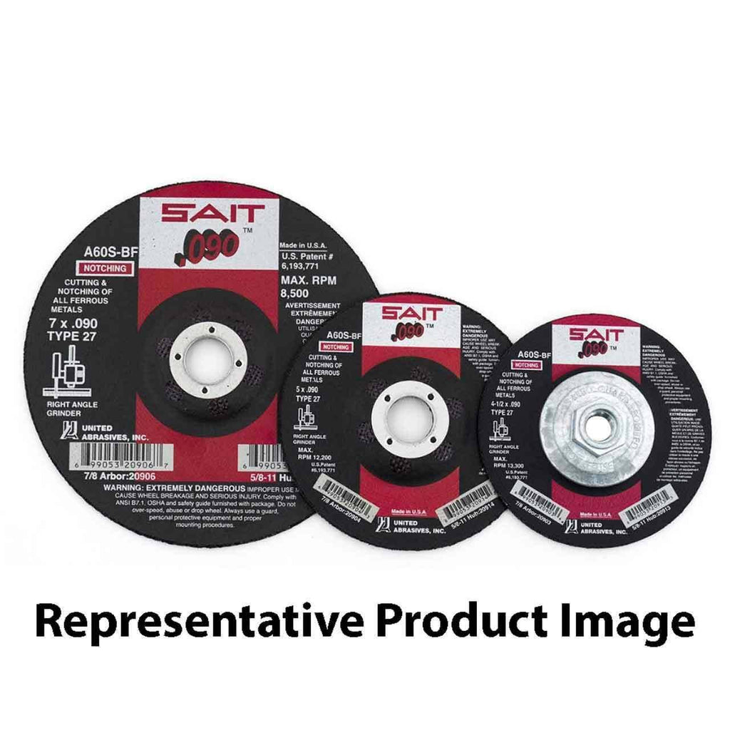 25 Pack 5x.090x7/8 Cutting Wheel U797698