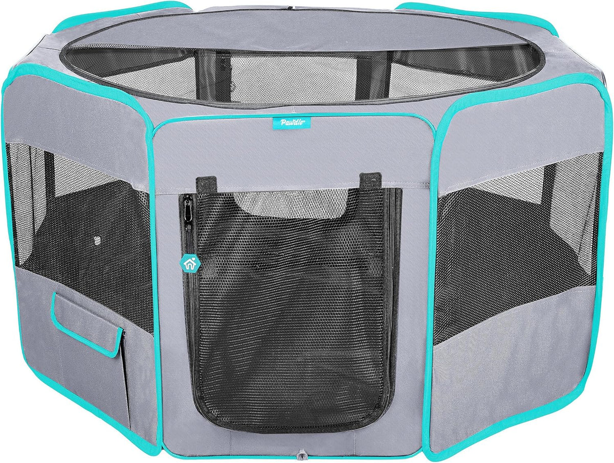 Foldable Travel Pet Playpen Kennel with Carrying Case R229