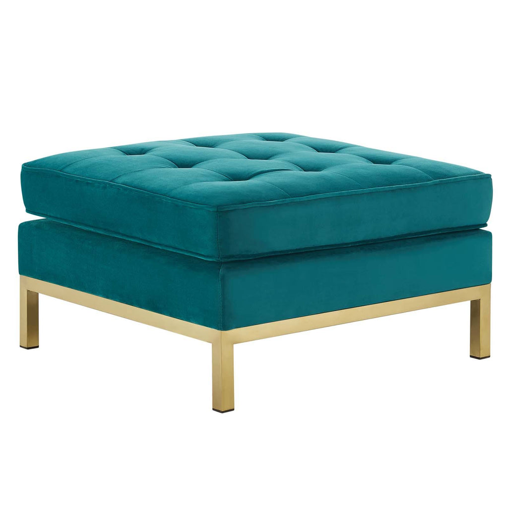 Velvet Ottoman J902