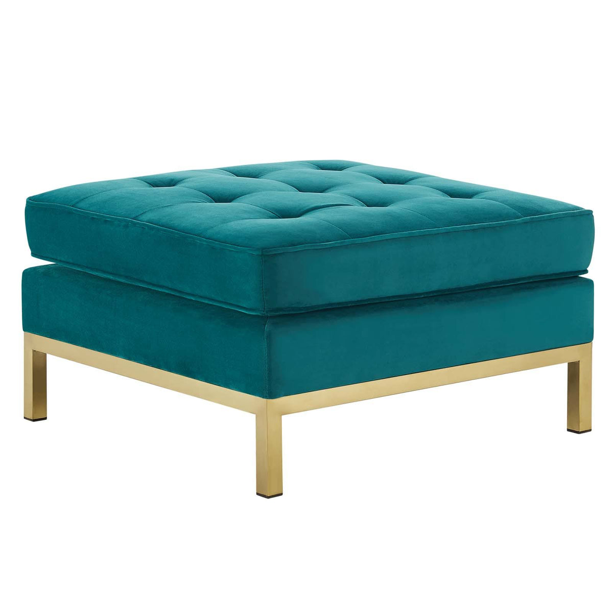 Velvet Ottoman J902