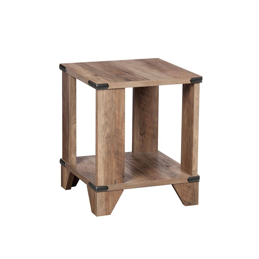 Rustic Oak End Table (Set of 2) D3335