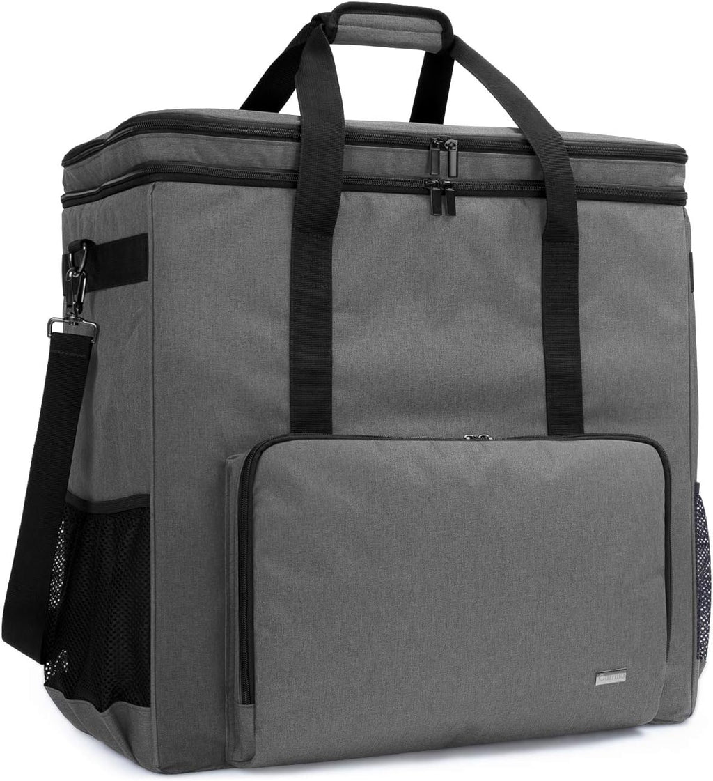 Grey Double-Layer Carrying Case for Computer Tower S65079