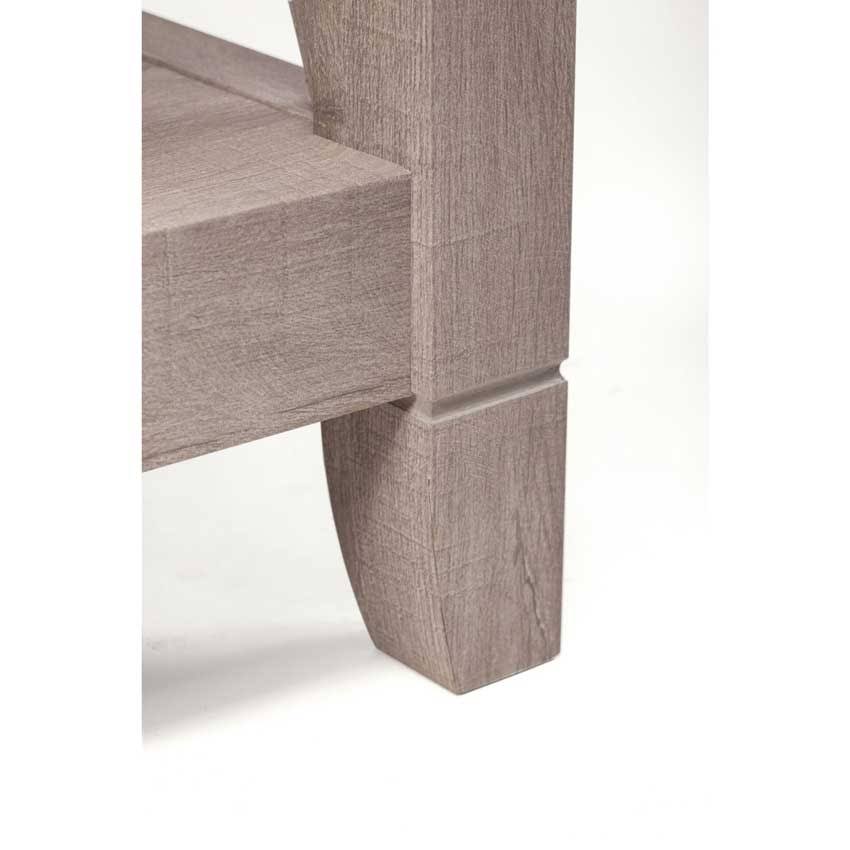 48W Writing Desk with 2 Drawer Mobile File Cabinet and 5 Shelf Bookcase in Washed Gray Z277043