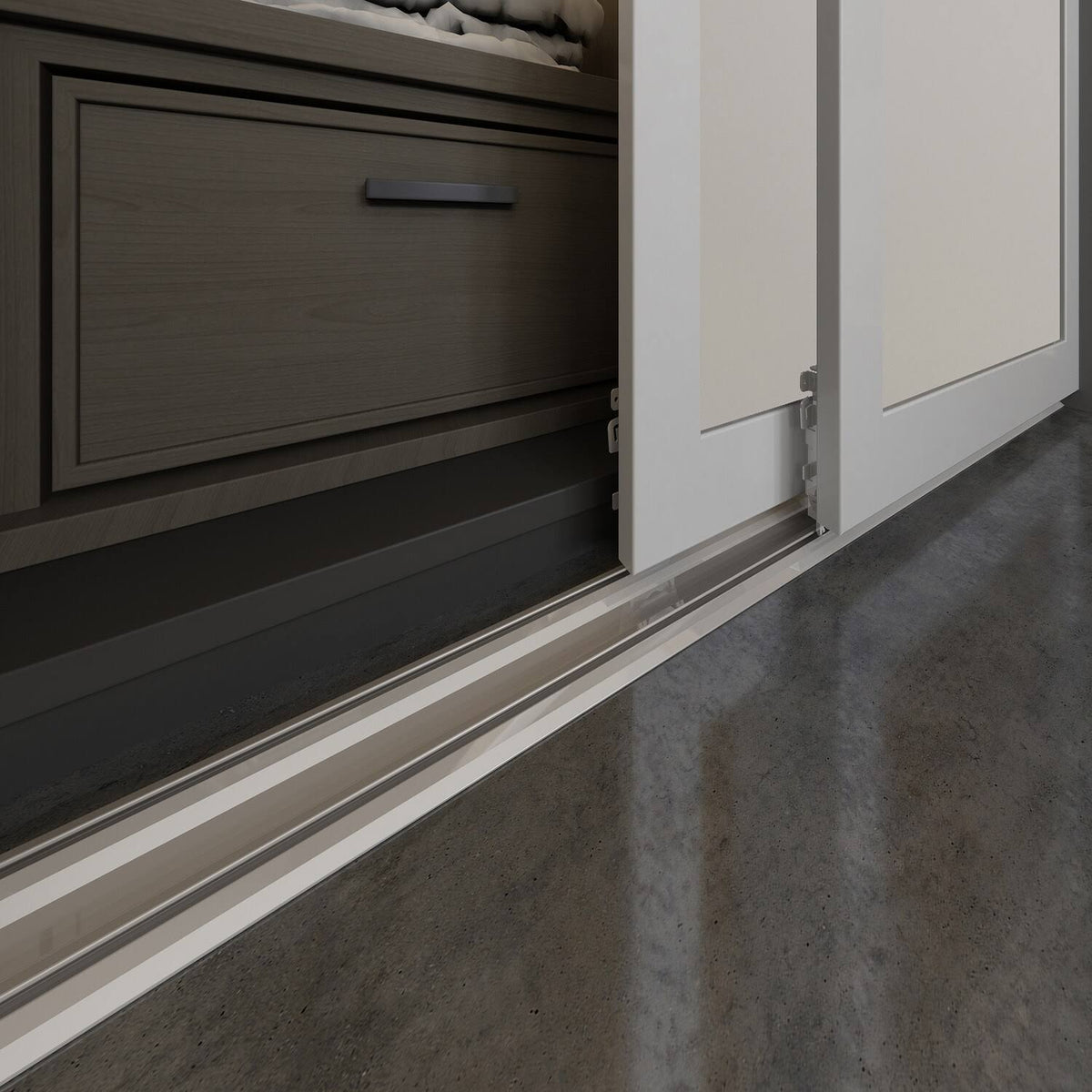 Frosted Sliding Closet Door White 48x22x80.5x22 X6737