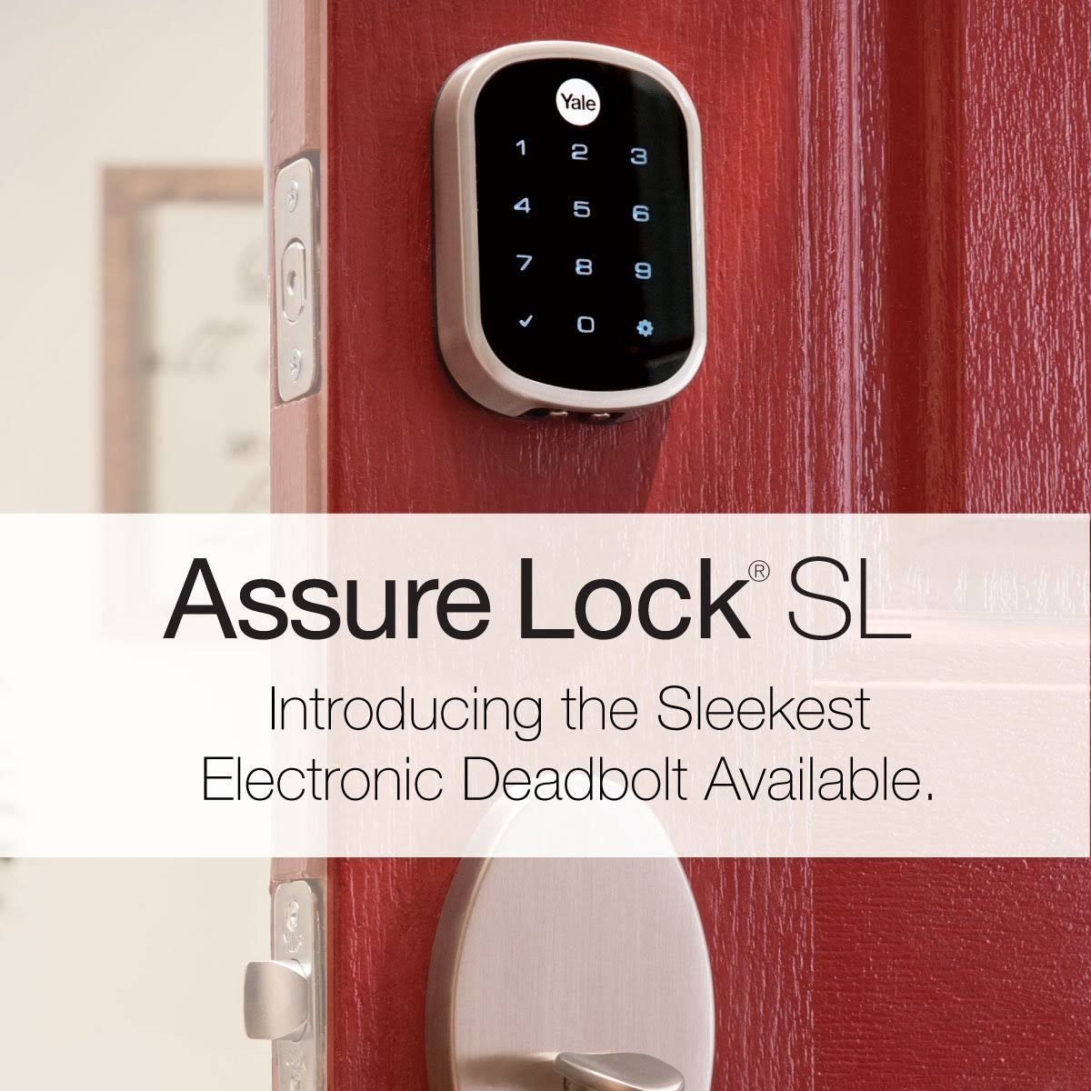 Satin Nickel Key Free Touchscreen Deadbolt E142078