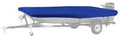 Blue Boat Cover for Aluminum Jon Boats with Outboard F328
