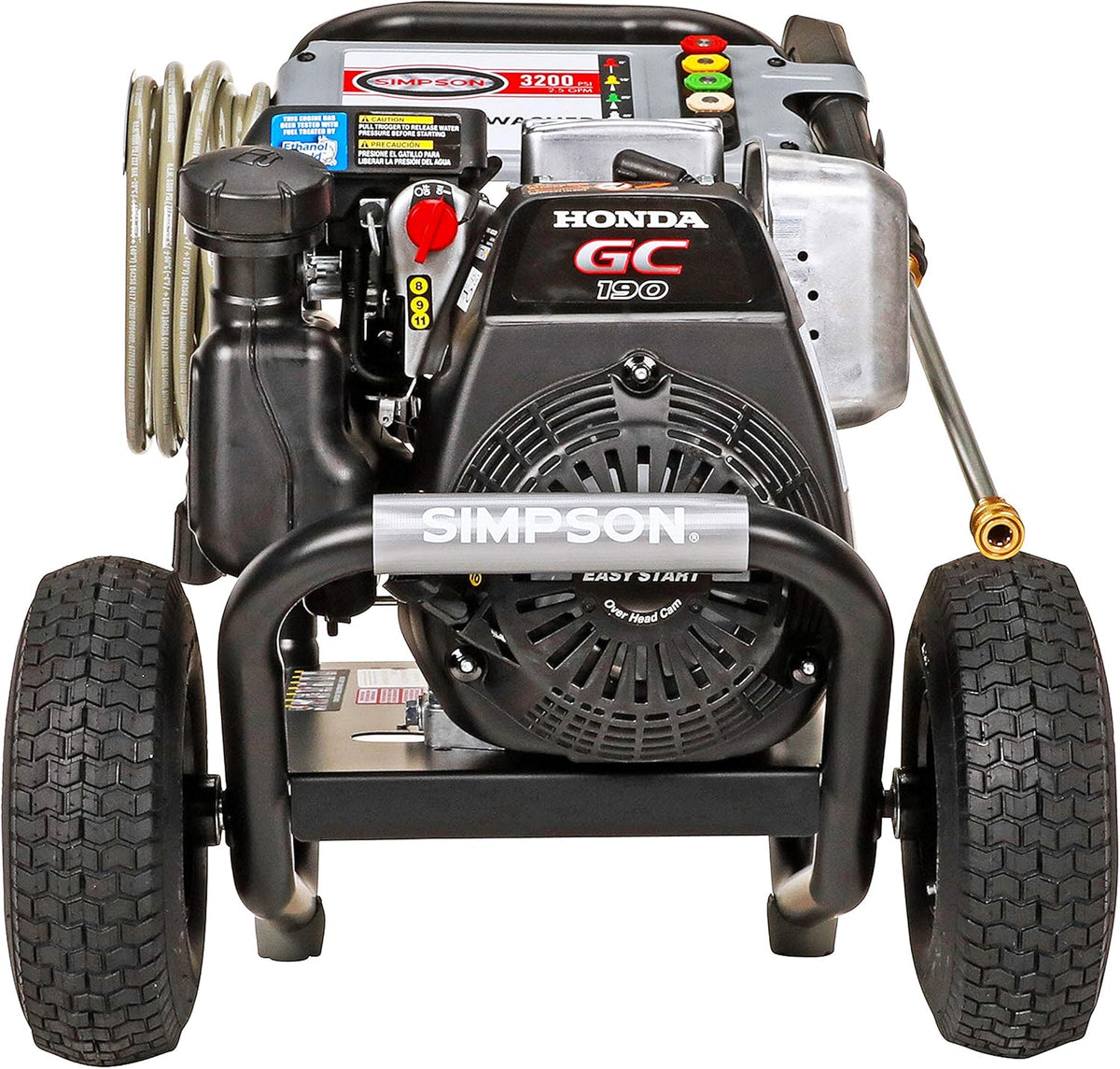 Gas Pressure Washer 3200 PSI 2.5 GPM with 16" Spray Wand I507