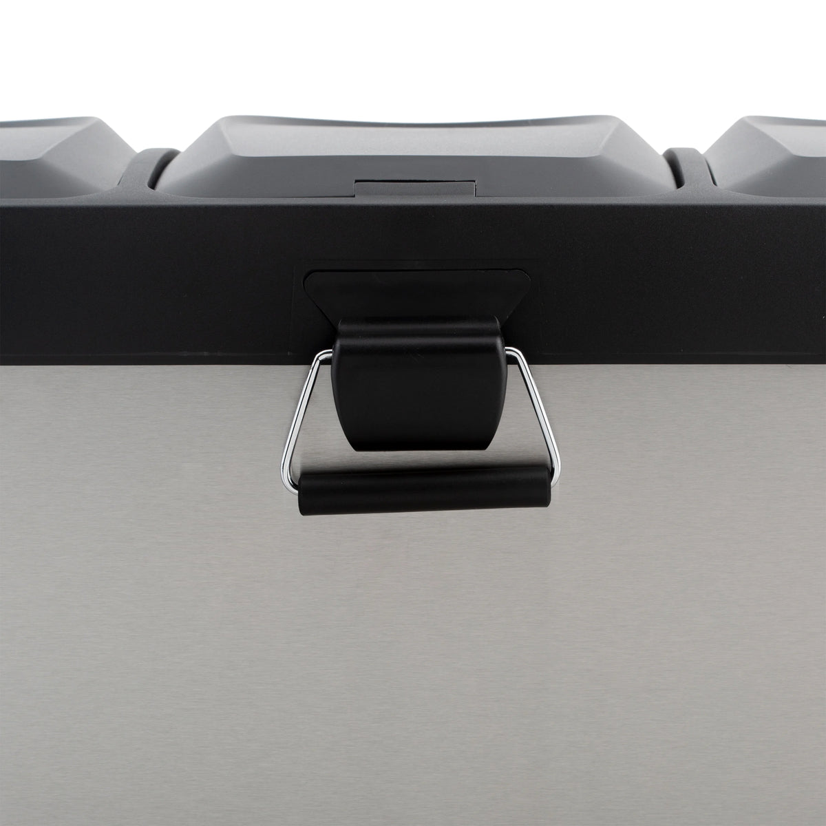 45 Liter 3 Compartment Stainless Recycle Bin I8951