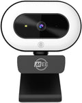 1080p Live Webcam with LED Ring Light A8354