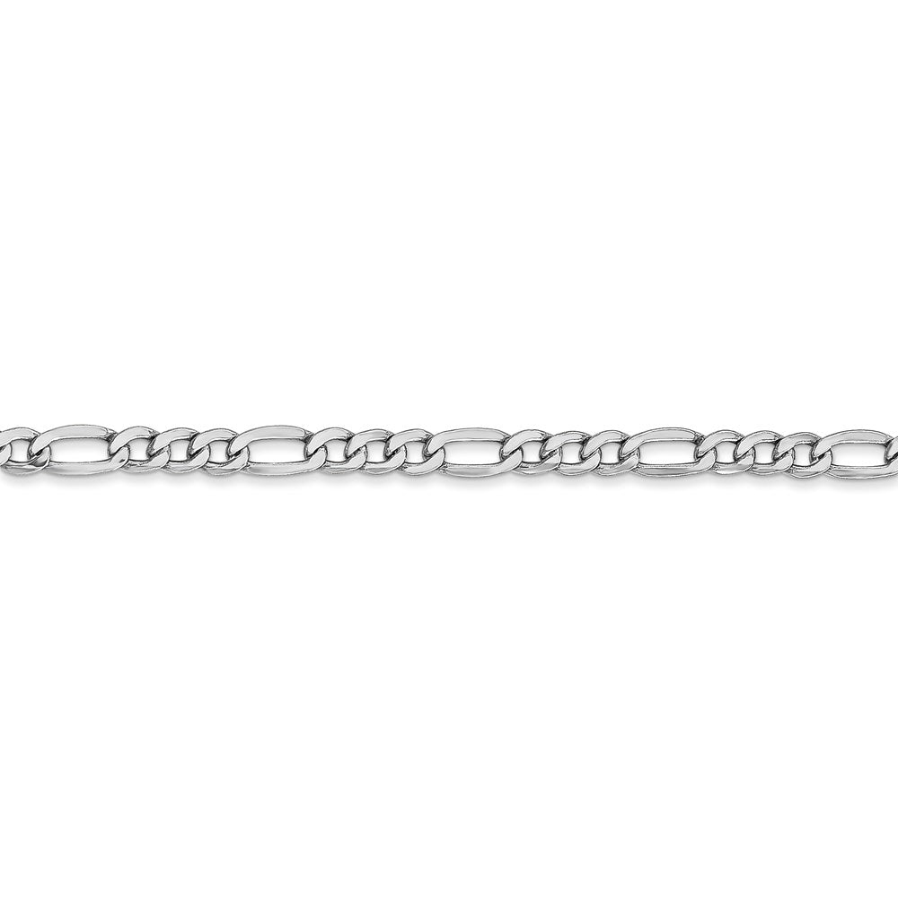 14kt White Gold Figaro Chain 24 inch Lobster Clasp J285191
