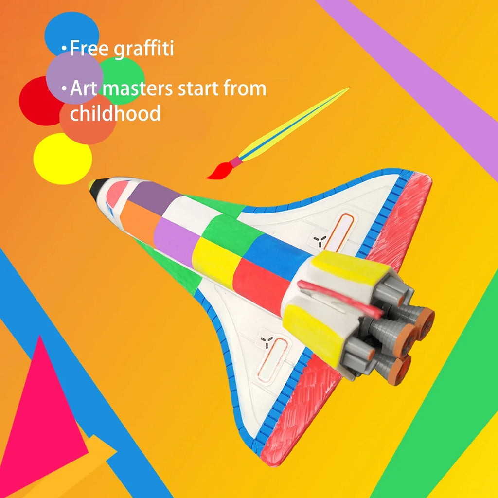 3 In 1 Solar Robot Kit with Paints and Paintbrush J2680