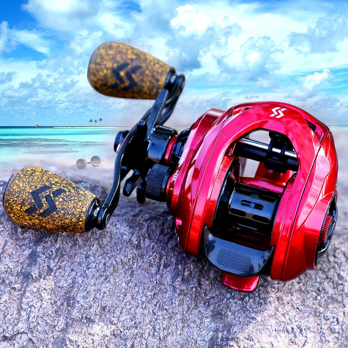 Baitcasting Fishing Reel with 18lb Drag 9+1 Shielded Ball Bearings B9408