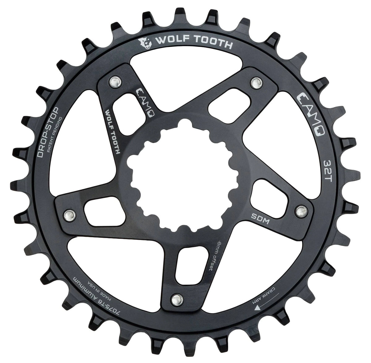 Camo Aluminum Chainring 34-38t Y49841