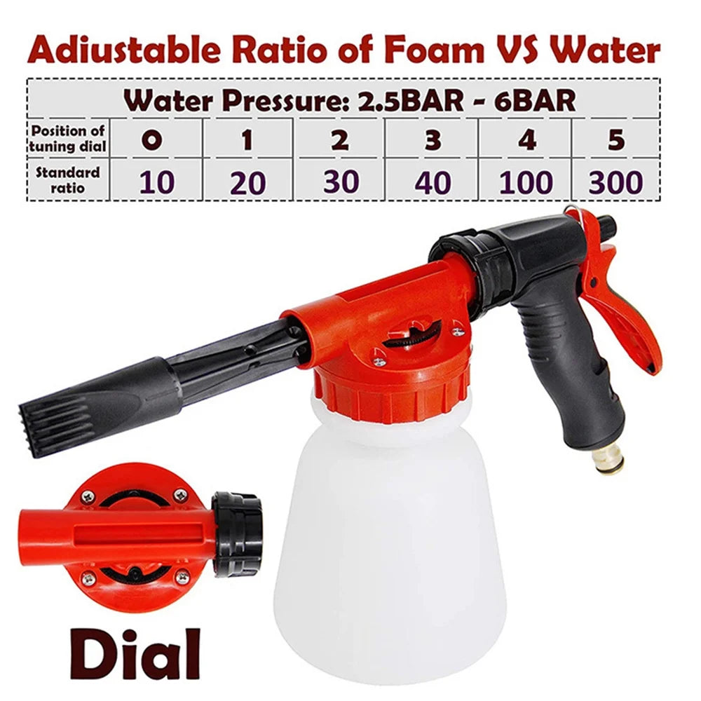 Foam Sprayer for Car Wash, 1 Liter Bottle H10667