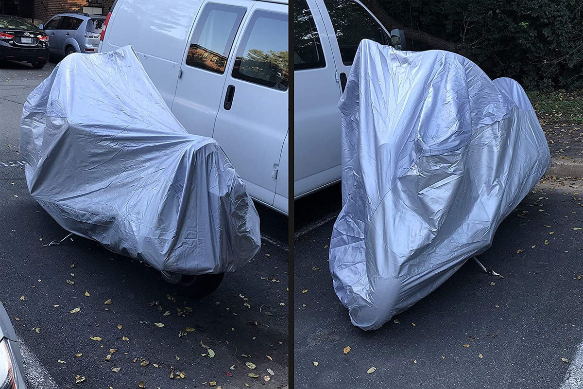 Scooter Cover with Reinforced Securing Straps and Storage Bag K272