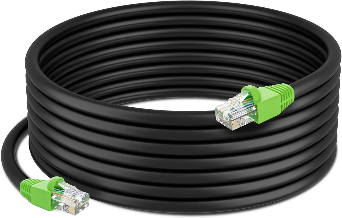 Cat6 Outdoor Ethernet Cable 250 Feet CCA Waterproof Direct Burial H746842
