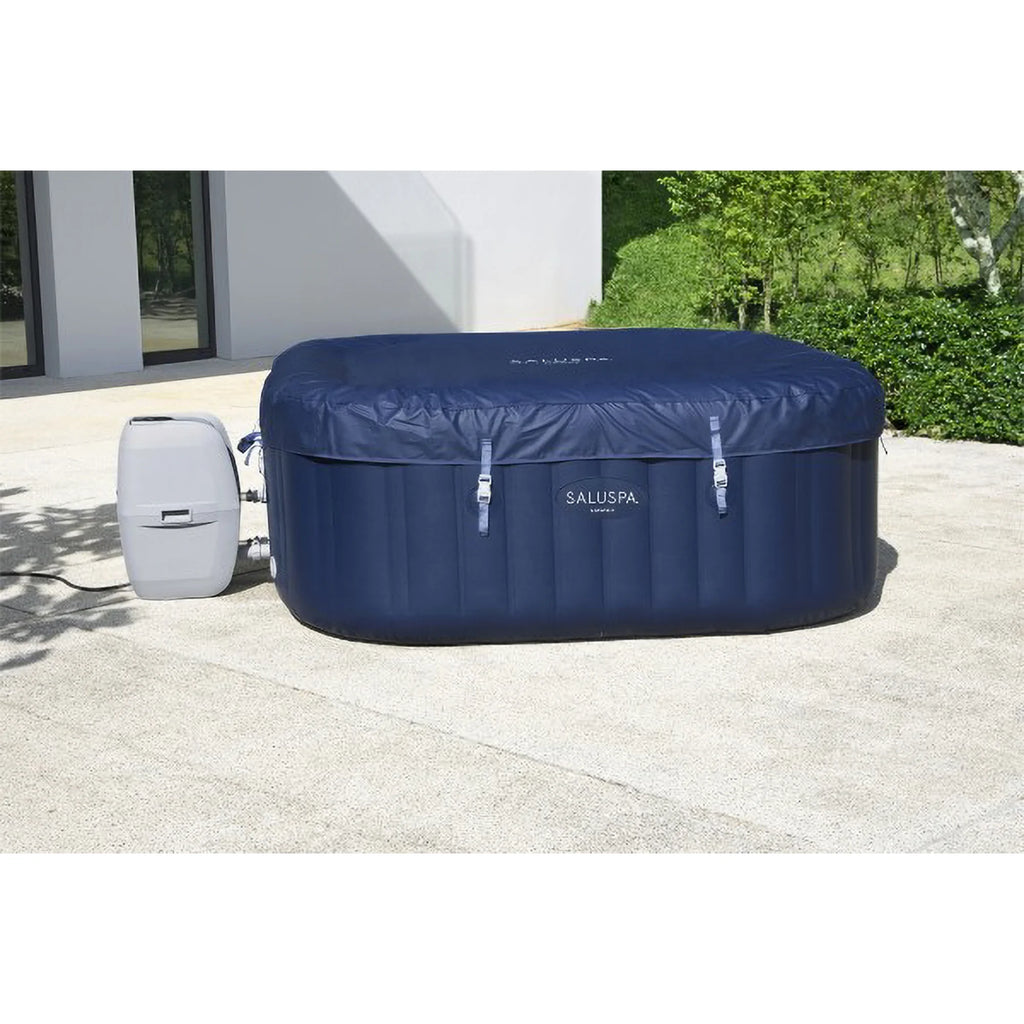 Blue Square Inflatable Hot Tub Q20545