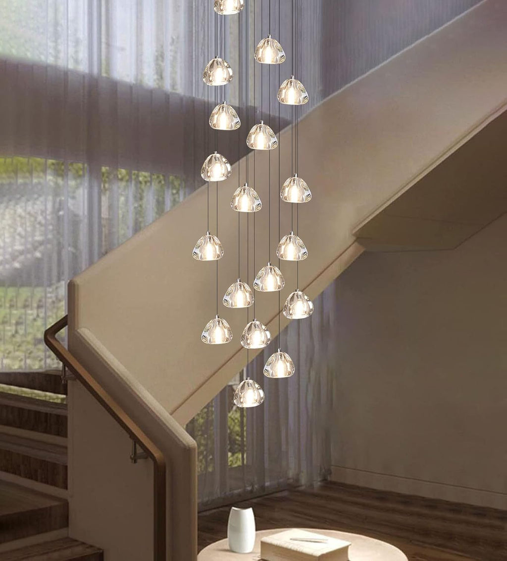 18 Lights Crystal Chandelier Pendant Light Fixture C22349