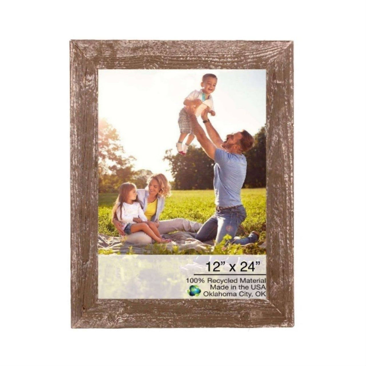 Rustic Farmhouse Espresso Wood Frame Q104212