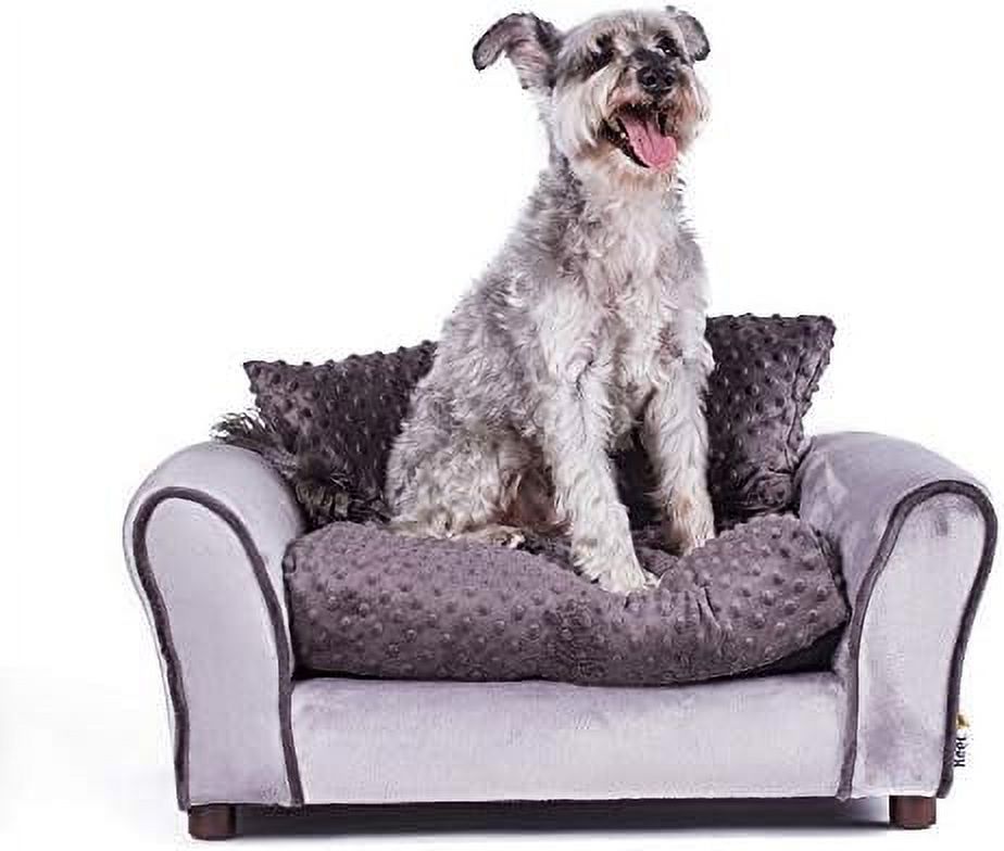 Charcoal Medium Pet Sofa Bed Q15513