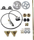 Rear Axle Kit Brake Master Cylinder Disc Rotor Hub for Go Kart Drift Trike Cart ATV A639150