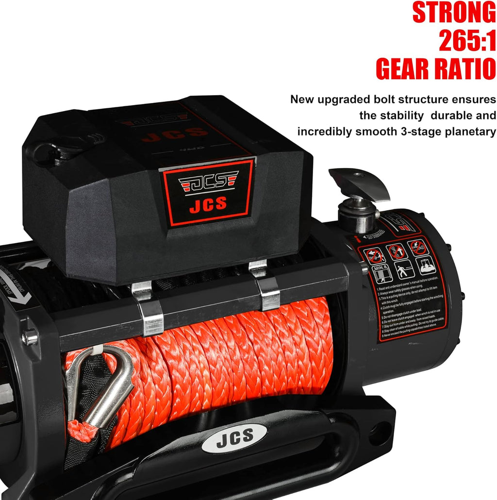 13500 lb Synthetic Electric Winch with Winch Rope L5495