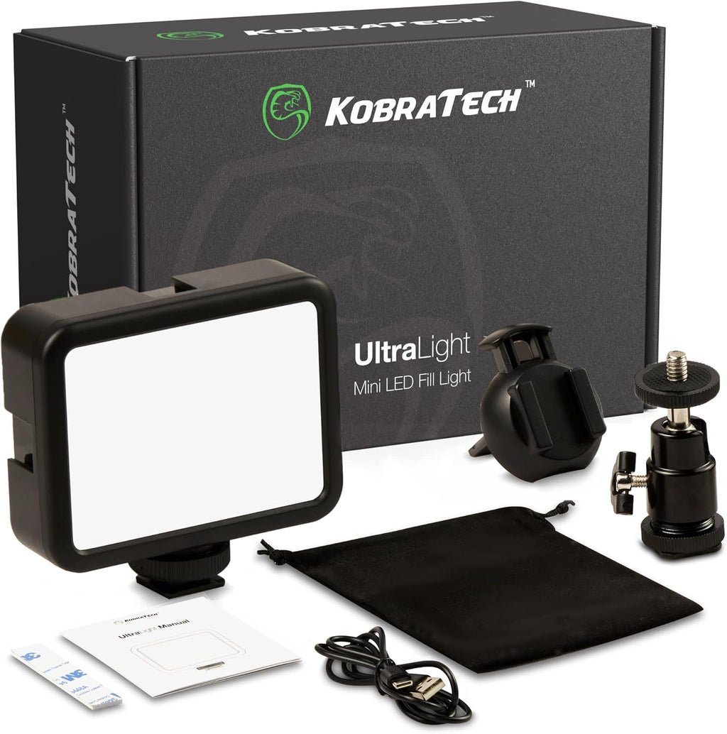 Ultralight LED Video Light Clip On Webcam Light Pack of 2 U113