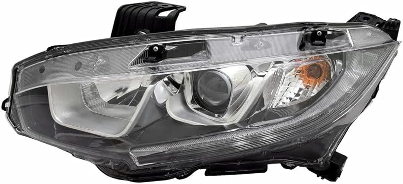 Passenger Side Headlight for Honda Civic 2016 2017 2018 P3340