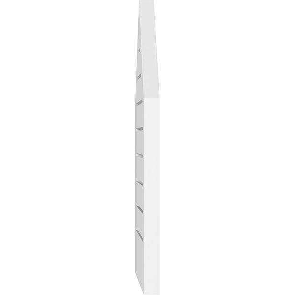 22x22W x 30x22H Peaked Top Surface Mount PVC Gable Vent C118579