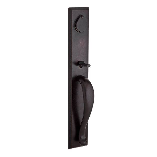 Single Cylinder Handleset with Door Lever and Square Rose Y6232