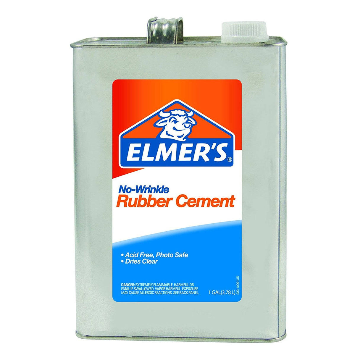 Clear Rubber Cement, 1 Gallon B368
