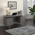 Executive Desk Weathered Gray V215057