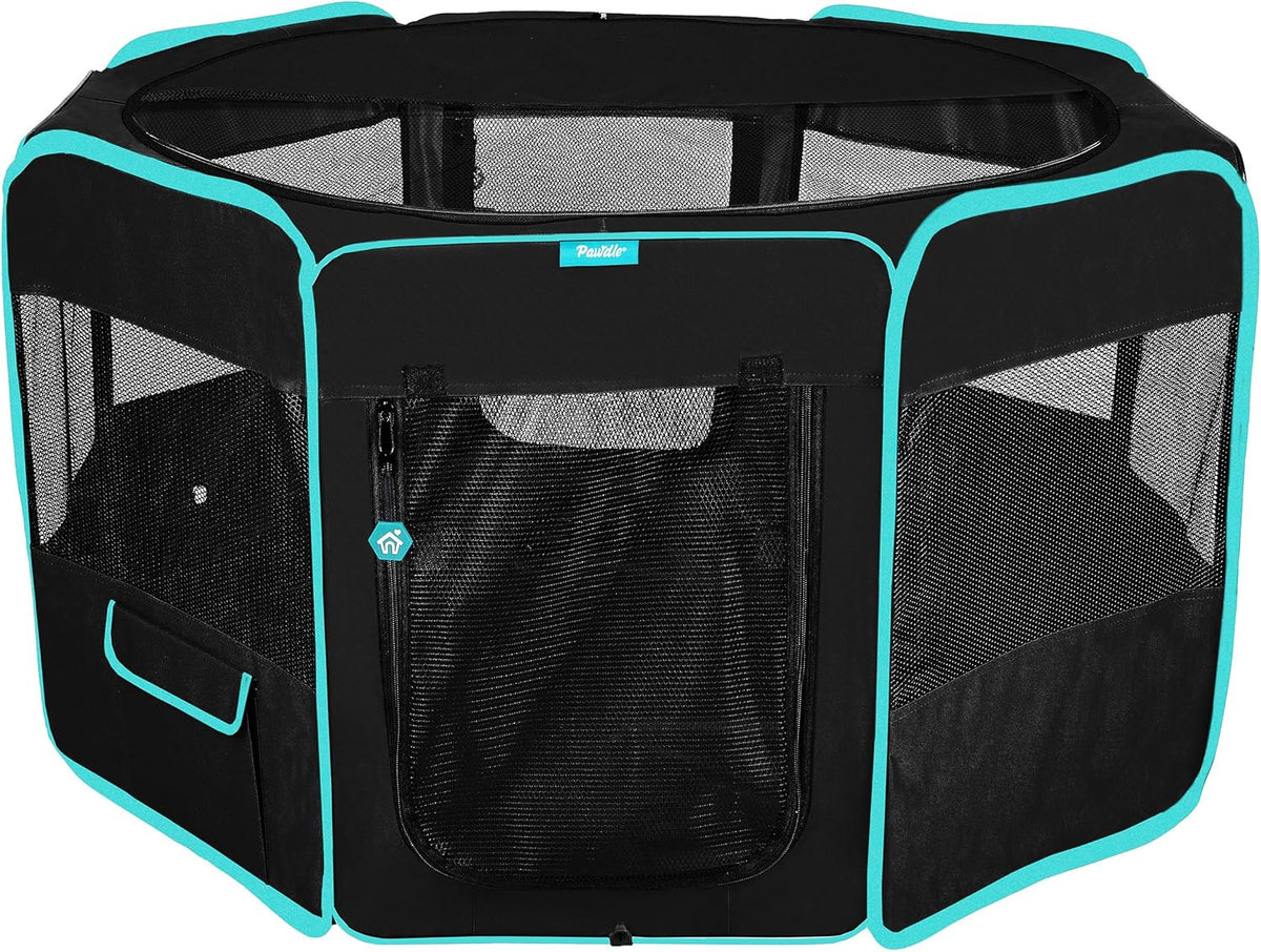 Foldable Travel Pet Playpen Kennel with Carrying Case R229