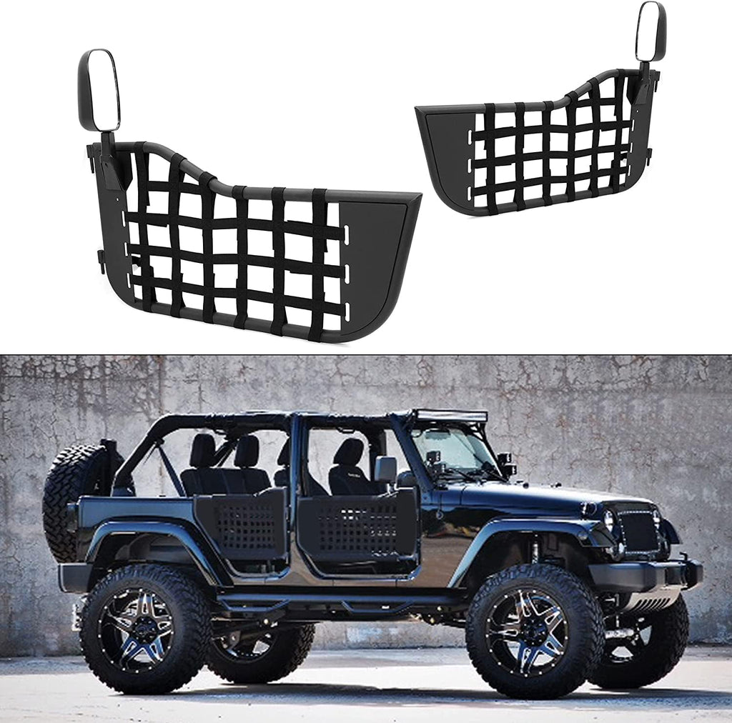 Steel Tubular Trail Door with Side Mirror O97856