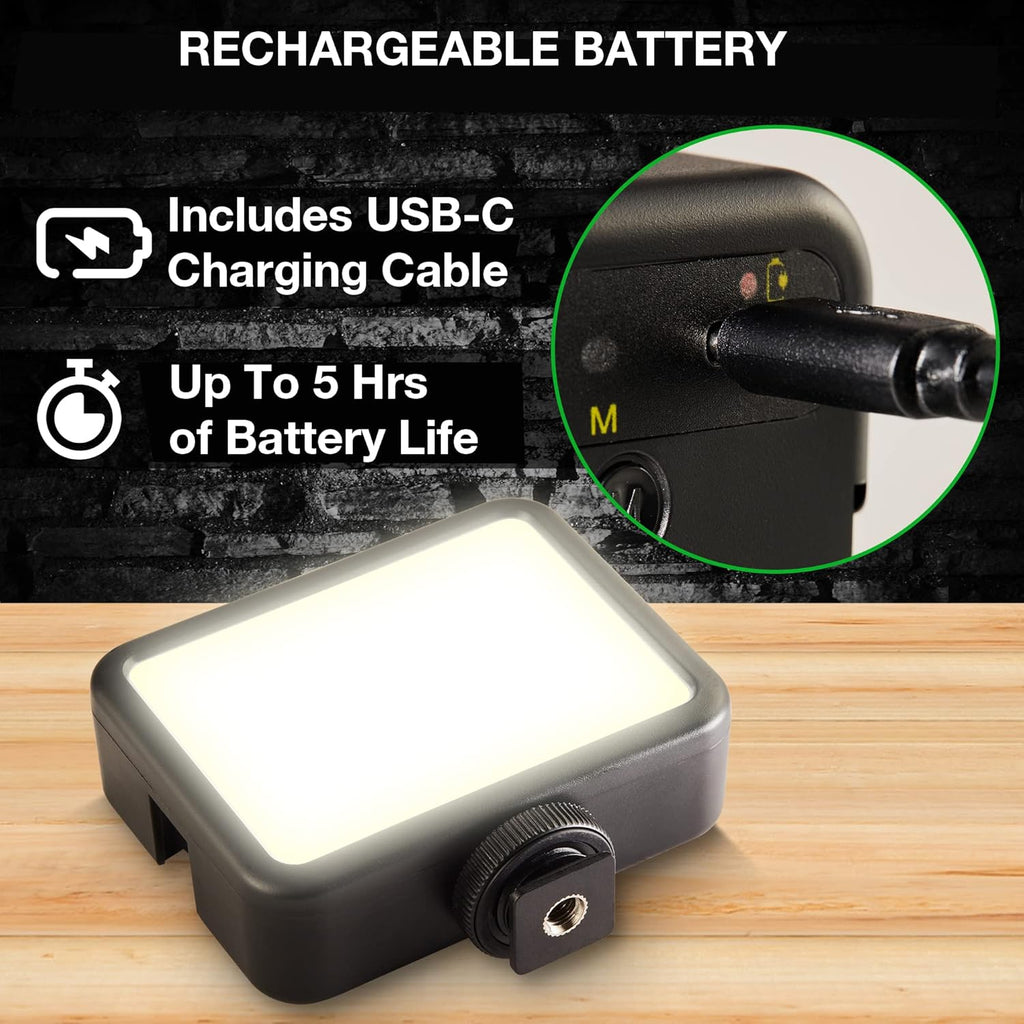 Ultralight LED Video Light Clip On Webcam Light Pack of 2 U113