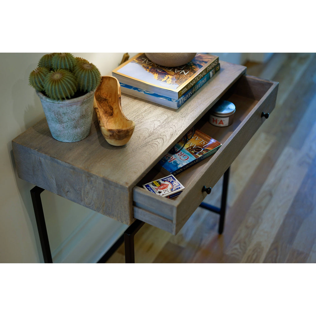Black Accent Console Table M95029