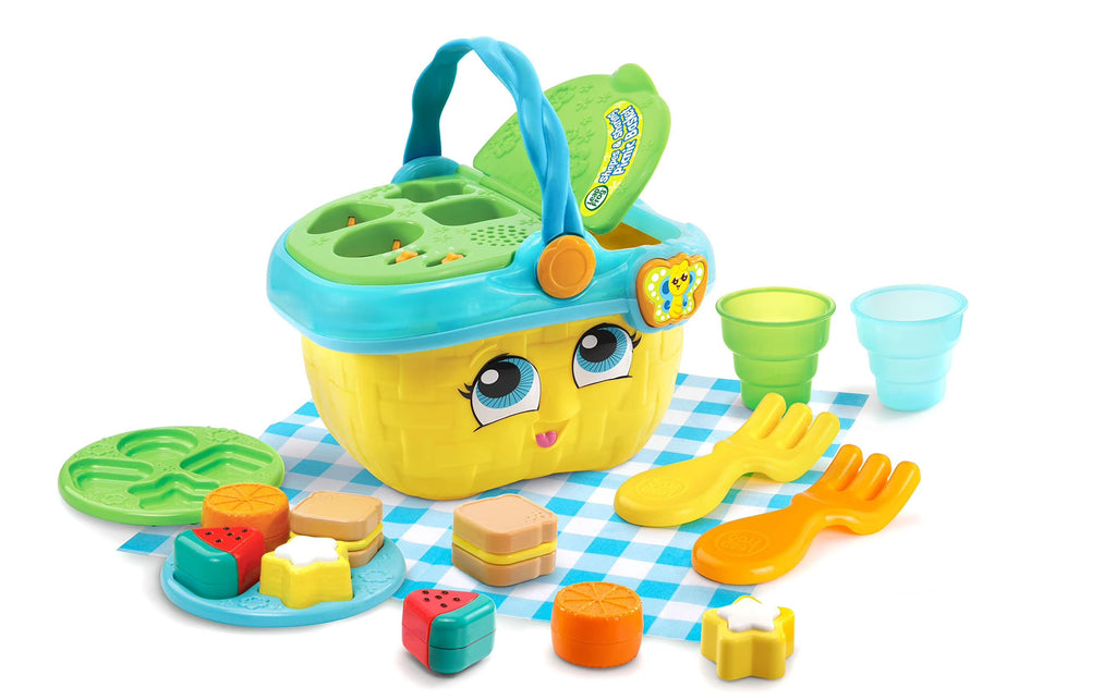 Yellow Shapes and Sharing Picnic Basket L375