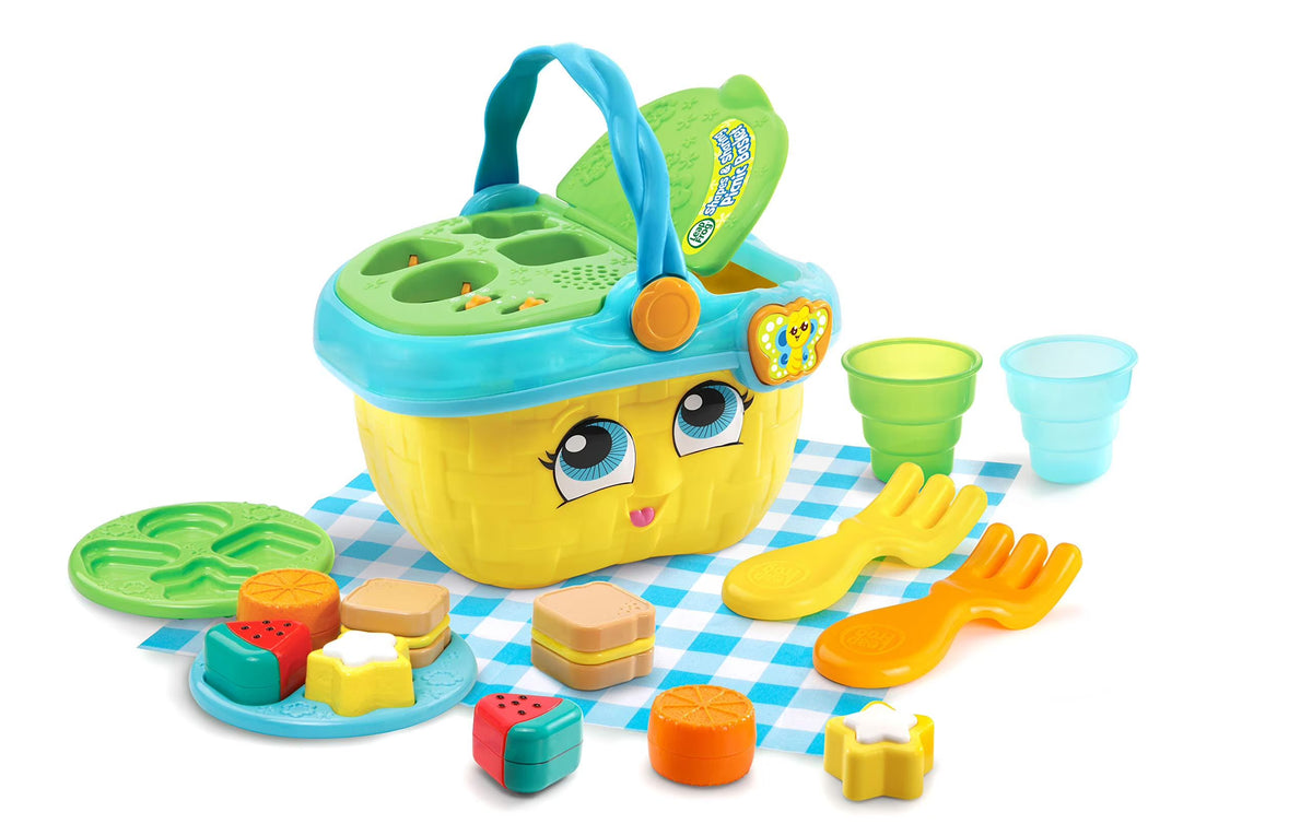 Yellow Shapes and Sharing Picnic Basket L375