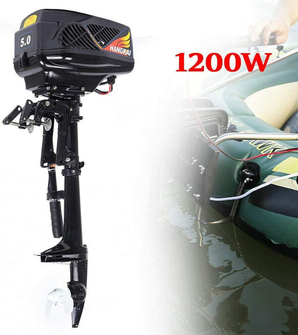 48V Electric Outboard Motor 5.0HP Trolling Engine Short Shaft B512140