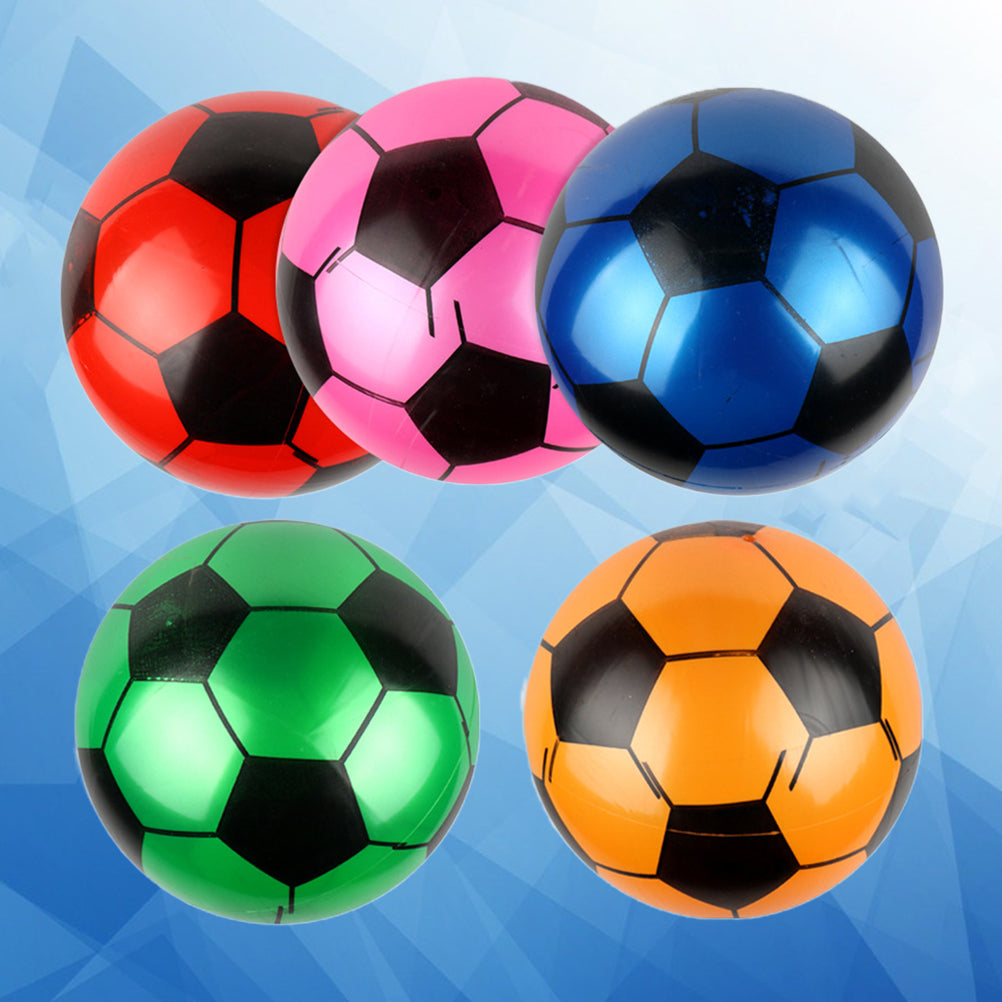 5PCS Inflatable Rubber Football Toys T596